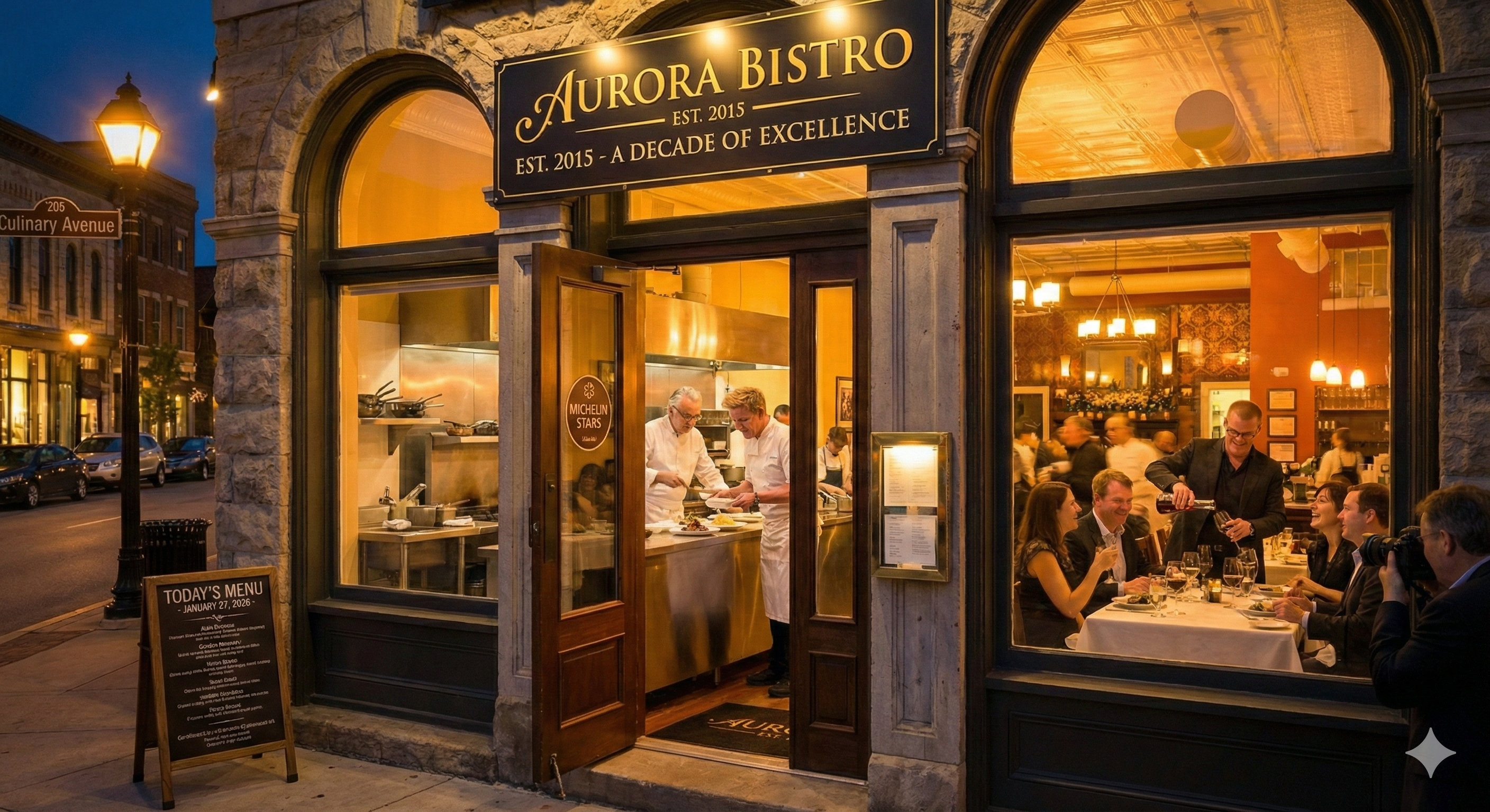Aurora Bistro today and the journey continues